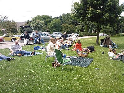 Oldtimerfreunde Zülpich: Juli 2008 / Picknick  in der Eifel
